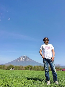 「ETERNAL（エターナル）のアイテム」を使った、なかちゃさん（メンズ・178cm）の春コーディネート