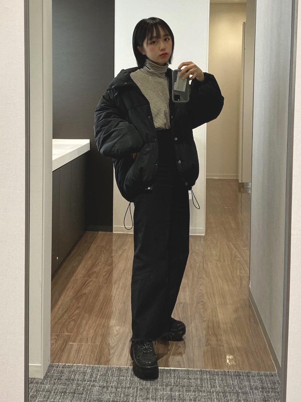 なえなの🌨｜LAGUA GEMのダウンジャケット/コートを使った  