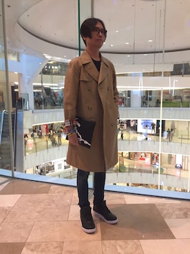 「JW Anderson（ジェイダブリューアンダーソン）のアイテム（ジャケット/アウター）」を使った、Alan  Hoさん（メンズ・179cm）の秋コーディネート