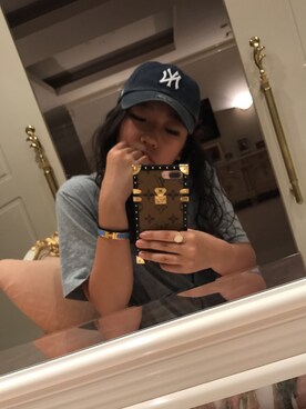 「Marc by Marc Jacobs（マークバイマークジェイコブス）のアイテム（リング）」を使った、M I Aさん（レディース・153cm）の夏コーディネート