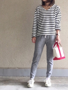 ikmさん（レディース・157cm）の冬コーディネート