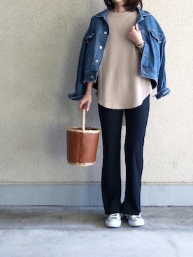 「ワッフル」｜ikmさん（レディース・157cm）の春コーディネート