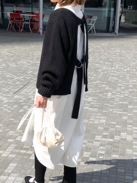 「カンフーシューズ」｜ikmさん（レディース・157cm）の春コーディネート