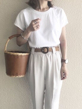 ikmさん（レディース・157cm）の夏コーディネート