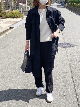 Uniqlo ユニクロ のニット セーター グレー系 を使ったレディース人気ファッションコーディネート Wear