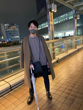 「UNITED TOKYO（ユナイテッドトウキョウ）のアイテム（その他アウター）」を使った、おかか丘さん（メンズ・170cm）の秋コーディネート