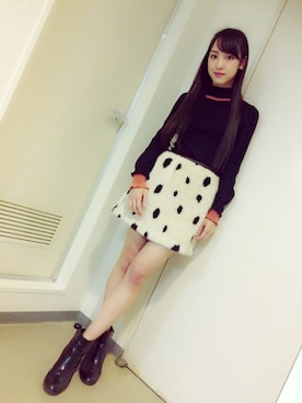 飯窪春菜さん（レディース・160cm）の冬コーディネート