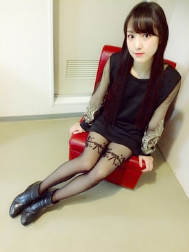 飯窪春菜さん（レディース・160cm）の冬コーディネート