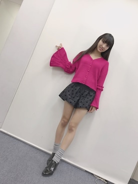 「made in HEAVEN（メイドインヘブン）のアイテム」を使った、飯窪春菜さん（レディース・160cm）の秋コーディネート