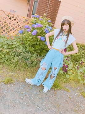 「モーニング娘。'17」｜飯窪春菜さん（レディース・160cm）の秋コーディネート