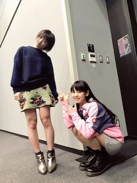 「dazzlin（ダズリン）のアイテム」を使った、飯窪春菜さん（レディース・160cm）の秋コーディネート
