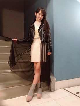 飯窪春菜さん（レディース・160cm）の春コーディネート