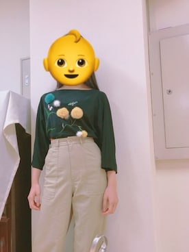 「Ameri（アメリ）のアイテム」を使った、飯窪春菜さん（レディース・160cm）の春コーディネート