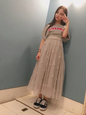 飯窪春菜さん(レディース・160cm)の夏コーディネート