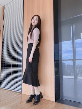 飯窪春菜さん(レディース・160cm)の秋コーディネート