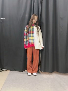飯窪春菜さん（レディース・160cm）の秋コーディネート