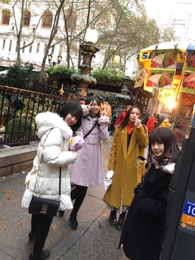 「ANDERSSON BELL（アンダースンベル）のアイテム」を使った、飯窪春菜さん（レディース・160cm）の秋コーディネート