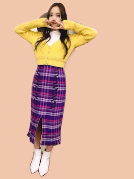 飯窪春菜さん(レディース・162cm)の冬コーディネート