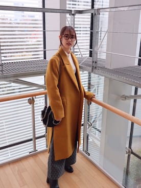 「ANDERSSON BELL（アンダースンベル）のアイテム」を使った、飯窪春菜さん（レディース・162cm）の冬コーディネート