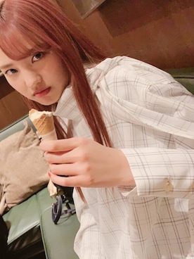 「ANDERSSON BELL（アンダースンベル）のアイテム」を使った、飯窪春菜さん（レディース・162cm）の春コーディネート