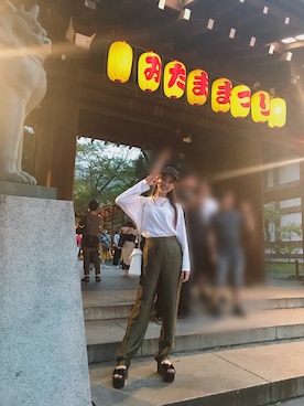 飯窪春菜さん（レディース・162cm）の夏コーディネート