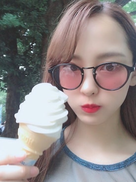 「ENTRA（エントラ）のアイテム」を使った、飯窪春菜さん（レディース・162cm）の夏コーディネート