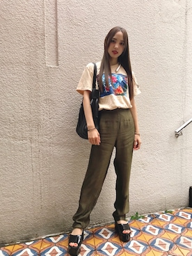 飯窪春菜さん（レディース・162cm）の秋コーディネート