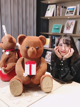 「mici（ミチ）のアイテム」を使った、飯窪春菜さん（レディース・162cm）の冬コーディネート
