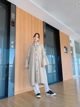 「reca（レカ）のアイテム（レッグウェア）」を使った、飯窪春菜さん（レディース・162cm）の春コーディネート