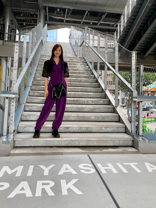 PAMEO POSE（パメオポーズ）の「Mesh Bolero AIO（つなぎ 