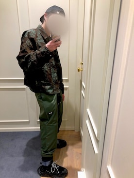 「MYne（マイン）のアイテム（ブルゾン）」を使った、Yuseiさん（メンズ・176cm）の冬コーディネート