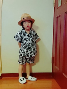 「お祭りコーデ」｜「アイテム（その他）」を使った、★Rintaro★ さん（キッズ・90cm）の夏コーディネート