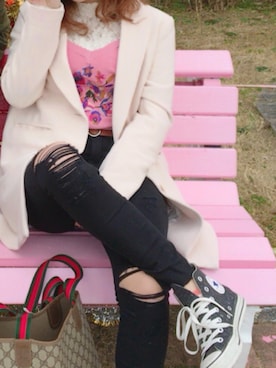 りよんさん(レディース・156cm)の春コーディネート