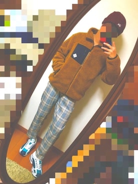 「airmax」｜「アイテム（ブルゾン）」を使った、TaKuMiさん（メンズ・178cm）の冬コーディネート