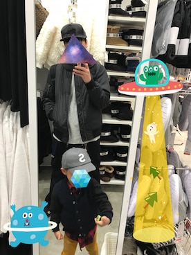 「CIAOPANIC TYPY（チャオパニックティピー）のアイテム（スタジャン）」を使った、しぇりー店長さん（メンズ・179cm）の秋コーディネート