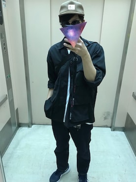 しぇりー店長さん（メンズ・179cm）の春コーディネート