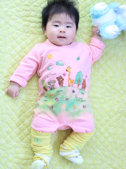 Coco 西松屋のロンパースを使ったコーディネート Wear