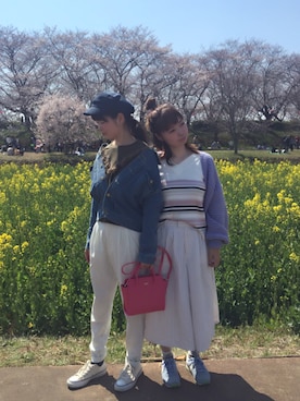 na..☆さん（レディース・158cm）の春コーディネート