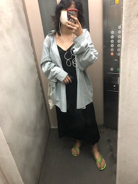 「アイテム（ワンピース/ドレス）」を使った、たけさん（レディース・165cm・10代）の夏コーディネート