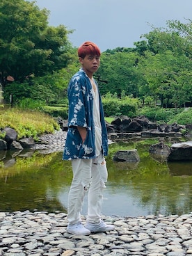 「SPADE（スペード）のアイテム」を使った、daiさん（メンズ・163cm）の夏コーディネート