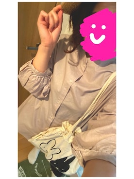 「お買い物」｜「アイテム（帽子）」を使った、な。さん（レディース・154cm）の春コーディネート