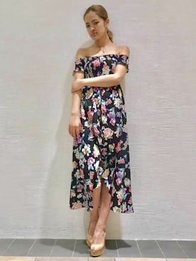 「DURAS（デュラス）のアイテム（つなぎ/オールインワン）」を使った、DURAS STAFFさん（レディース・168cm）の春コーディネート