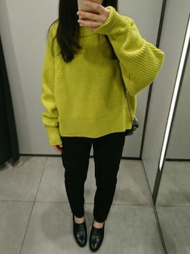 「STUDIOUS SELECT（ステュディオスセレクト）のアイテム」を使った、桜さん（レディース・154cm）の秋コーディネート