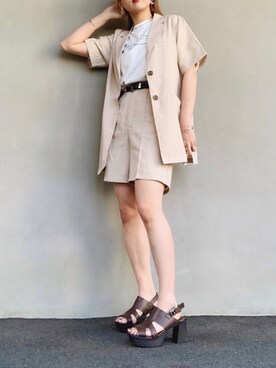 natsumiさん（レディース・160cm）の夏コーディネート