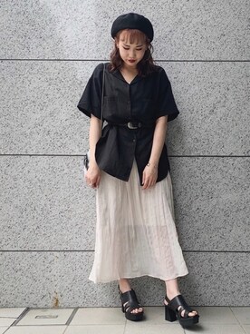 natsumiさん（レディース・160cm）の夏コーディネート