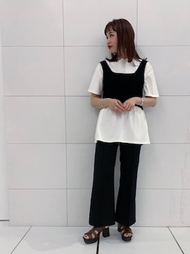 natsumiさん（レディース・160cm）の夏コーディネート