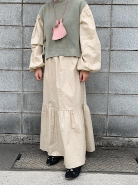 中川美空さん（レディース・152cm）の春コーディネート