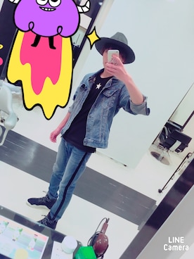 「D&G（ディーアンドジー）のアイテム（デニムジャケット）」を使った、グリさん（メンズ・173cm）の秋コーディネート