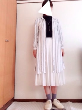 「abcdevol（エービーシーディーイーボル）のアイテム」を使った、くまがい まこさん（レディース・163cm）の夏コーディネート