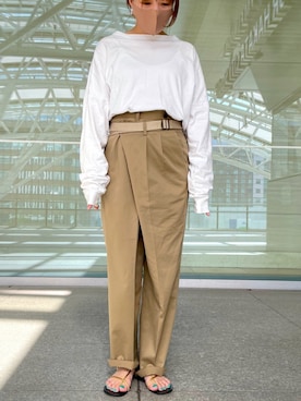 「URBAN RESEARCH（アーバンリサーチ）のアイテム（マスク）」を使った、iwaconさん（レディース・162cm）の春コーディネート